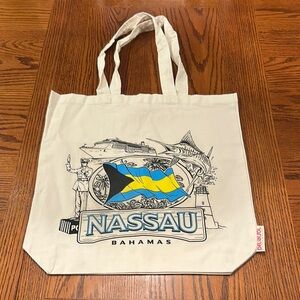 Del Sol Nassau Bahamas Canvas Tote Bag